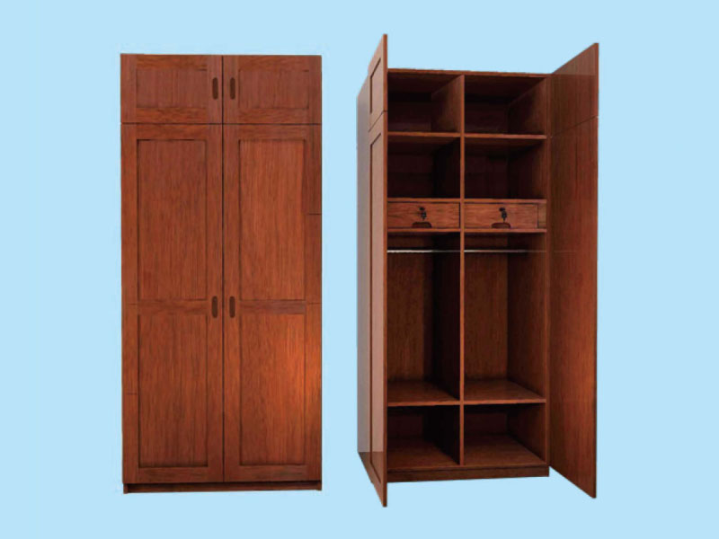 士兵两门物品柜